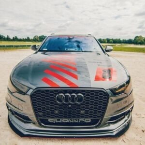Front Splitter Racing Audi A6 C7 S-Line (2 splitters = 1 set)
