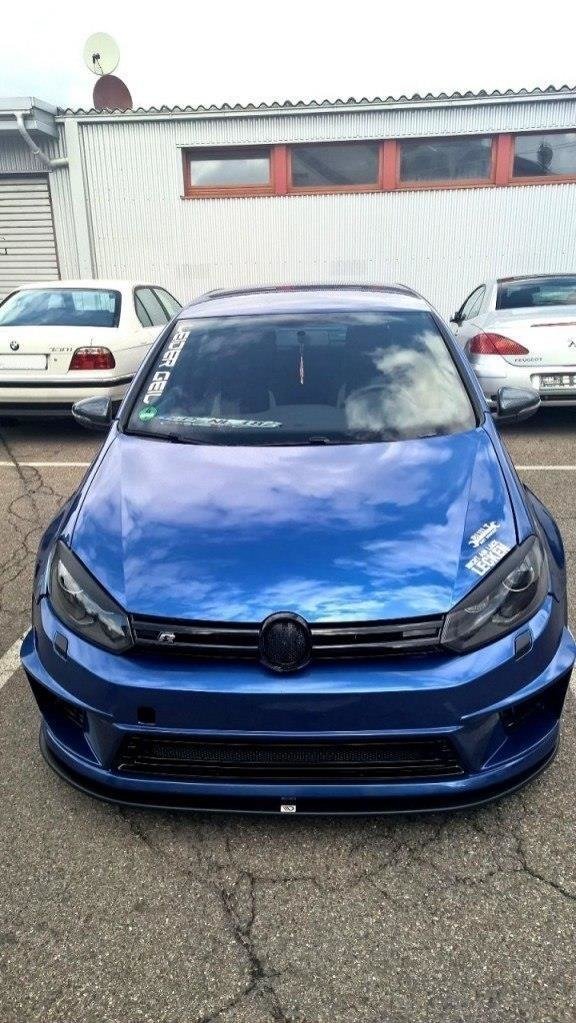 Splitter Delantero VW Golf VI (FOR R400 Bumper) - Imagen 2
