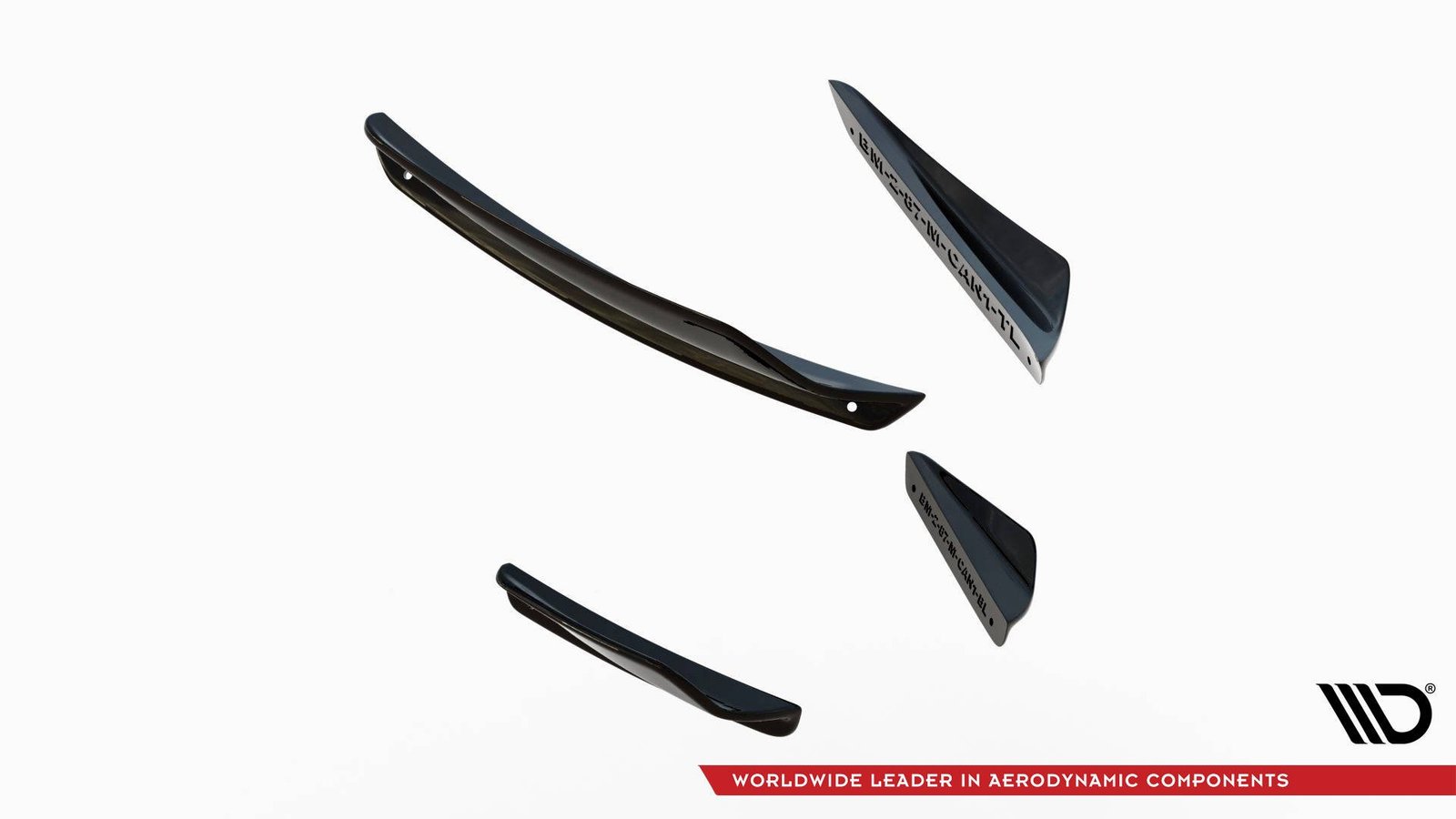 Parachoques Delantero Wings (Canards) BMW M2 F87 - Imagen 4