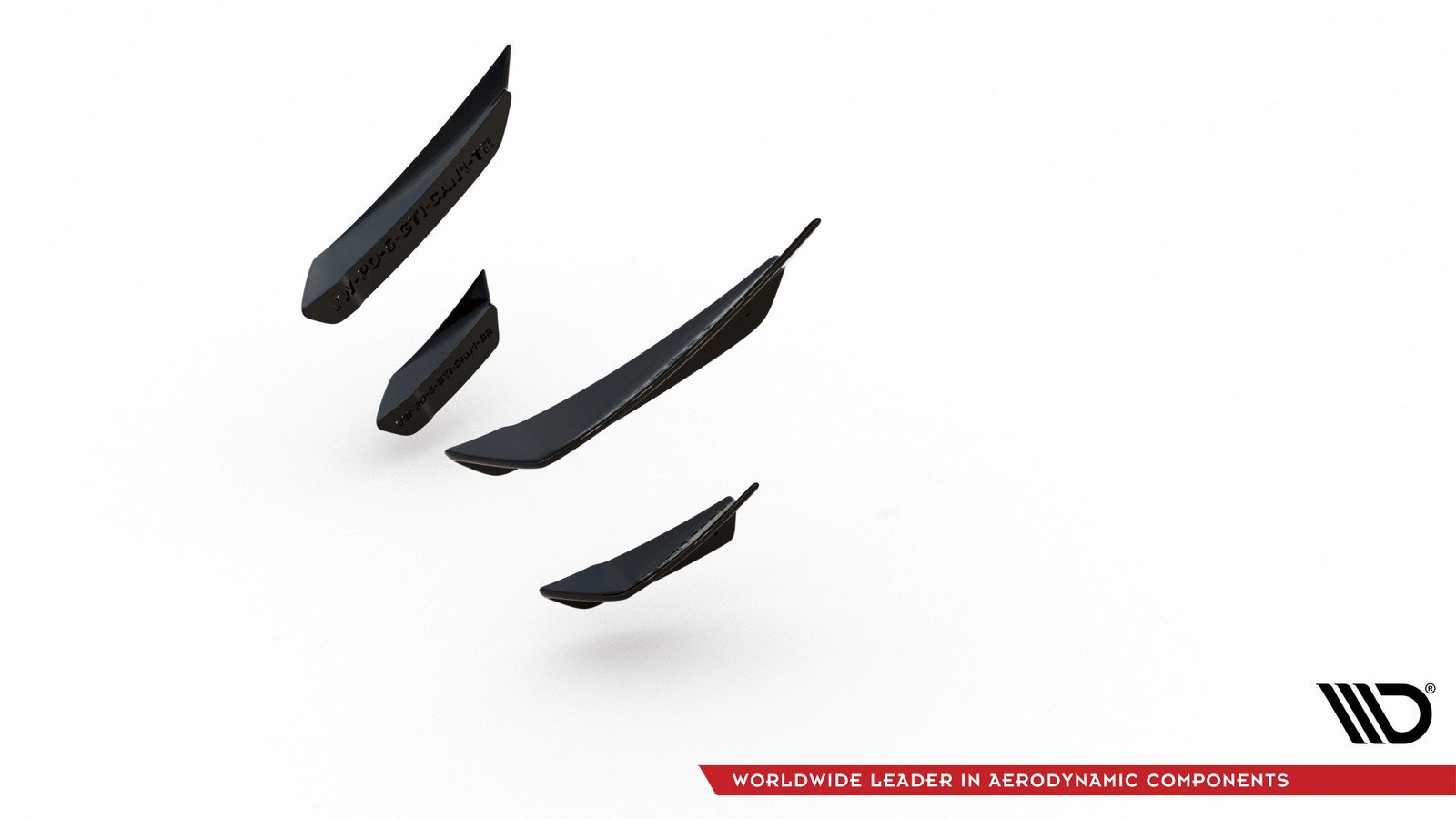 Parachoques Delantero Wings (Canards) Volkswagen Polo GTI Mk6 - Imagen 6