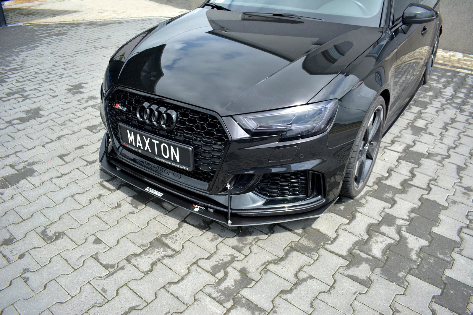 Front Splitter Racing Audi RS3 Sportback 8V Facelift - Imagen 2