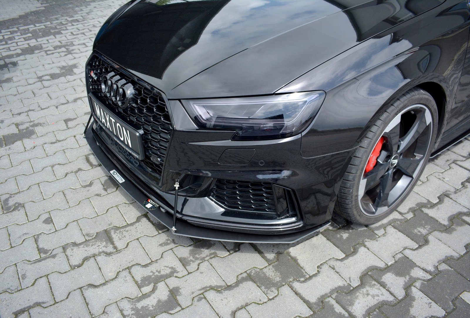 Front Splitter Racing Audi RS3 Sportback 8V Facelift - Imagen 3