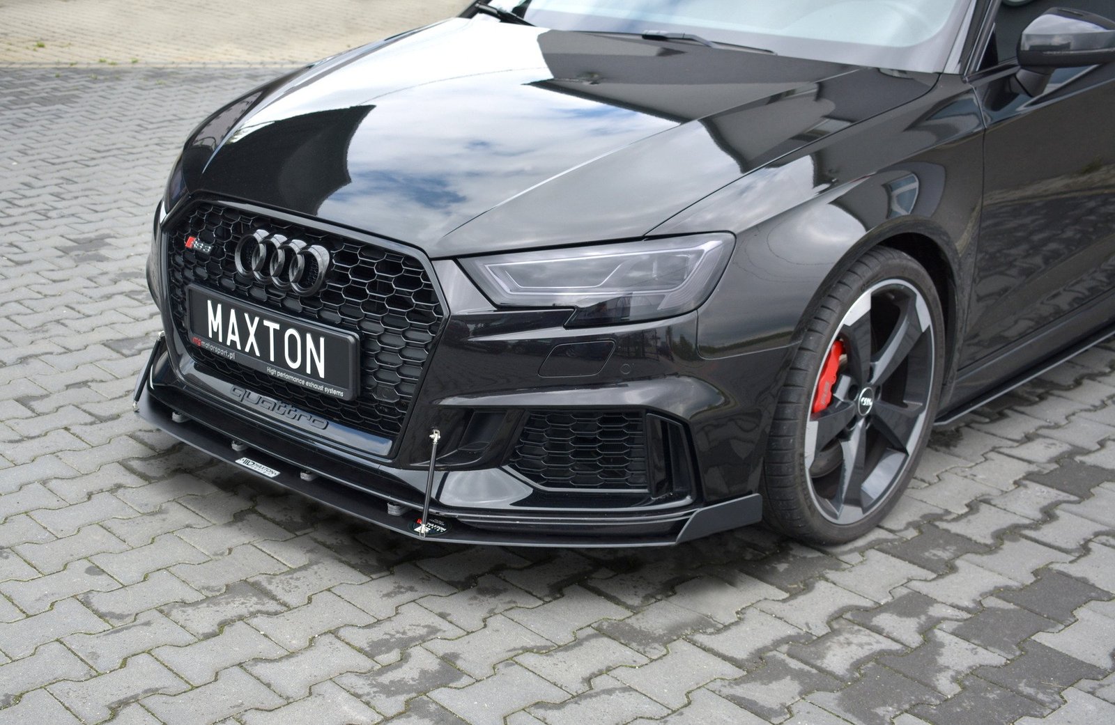 Front Splitter Racing Audi RS3 Sportback 8V Facelift - Imagen 3