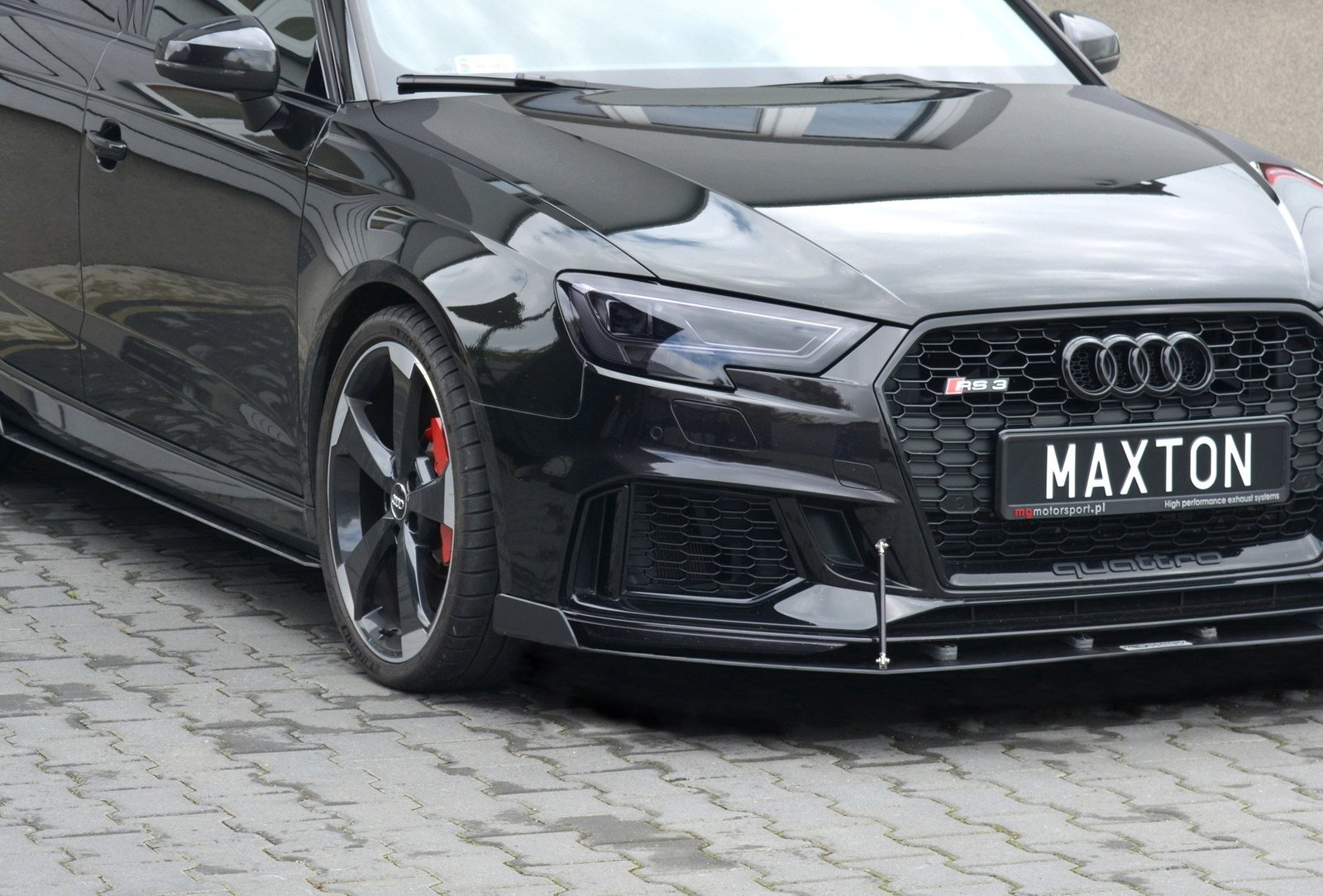 Front Splitter Racing Audi RS3 Sportback 8V Facelift - Imagen 2