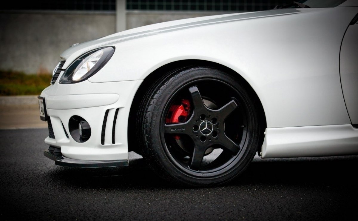 Splitter Delantero Mercedes SLK R170 For AMG 204 Bumper - Imagen 2