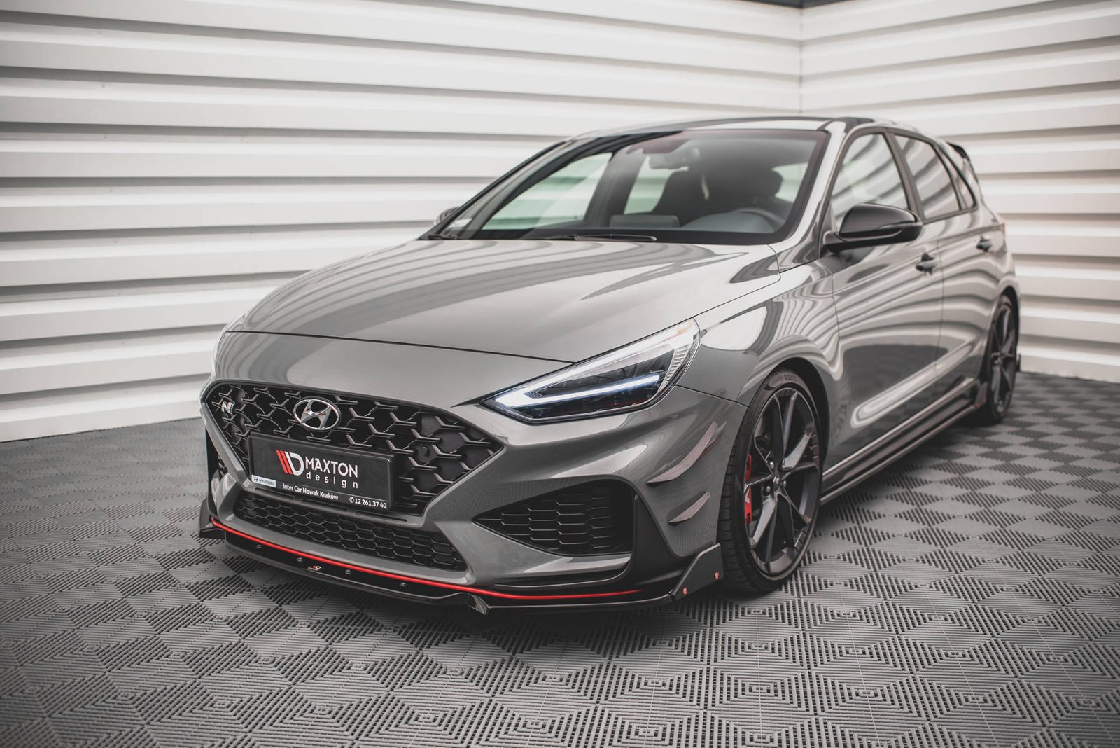 Splitter Delantero + Flaps Aerodinámicos Hyundai I30 N / I30 N-Line Hatchback/Fastback Mk3 Facelift