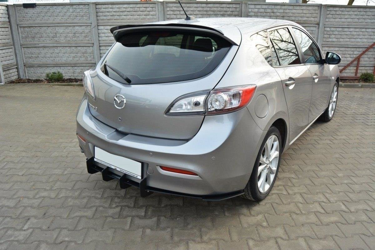 Mazda 3 MK2 Sport (Preface) Rear Diffuser & Splitters Laterales Traseros - Imagen 4