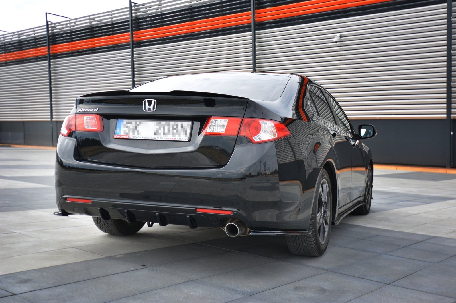 Splitters Laterales Traseros Honda Accord MK8. (CU-Series) Preface Sedan - Imagen 3