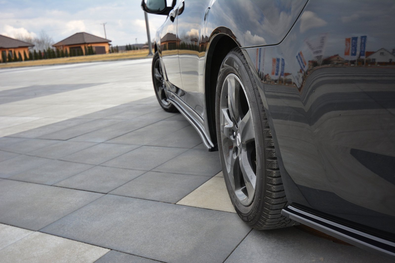Splitters Laterales Traseros Honda Accord MK8. (CU-Series) Preface Sedan - Imagen 2