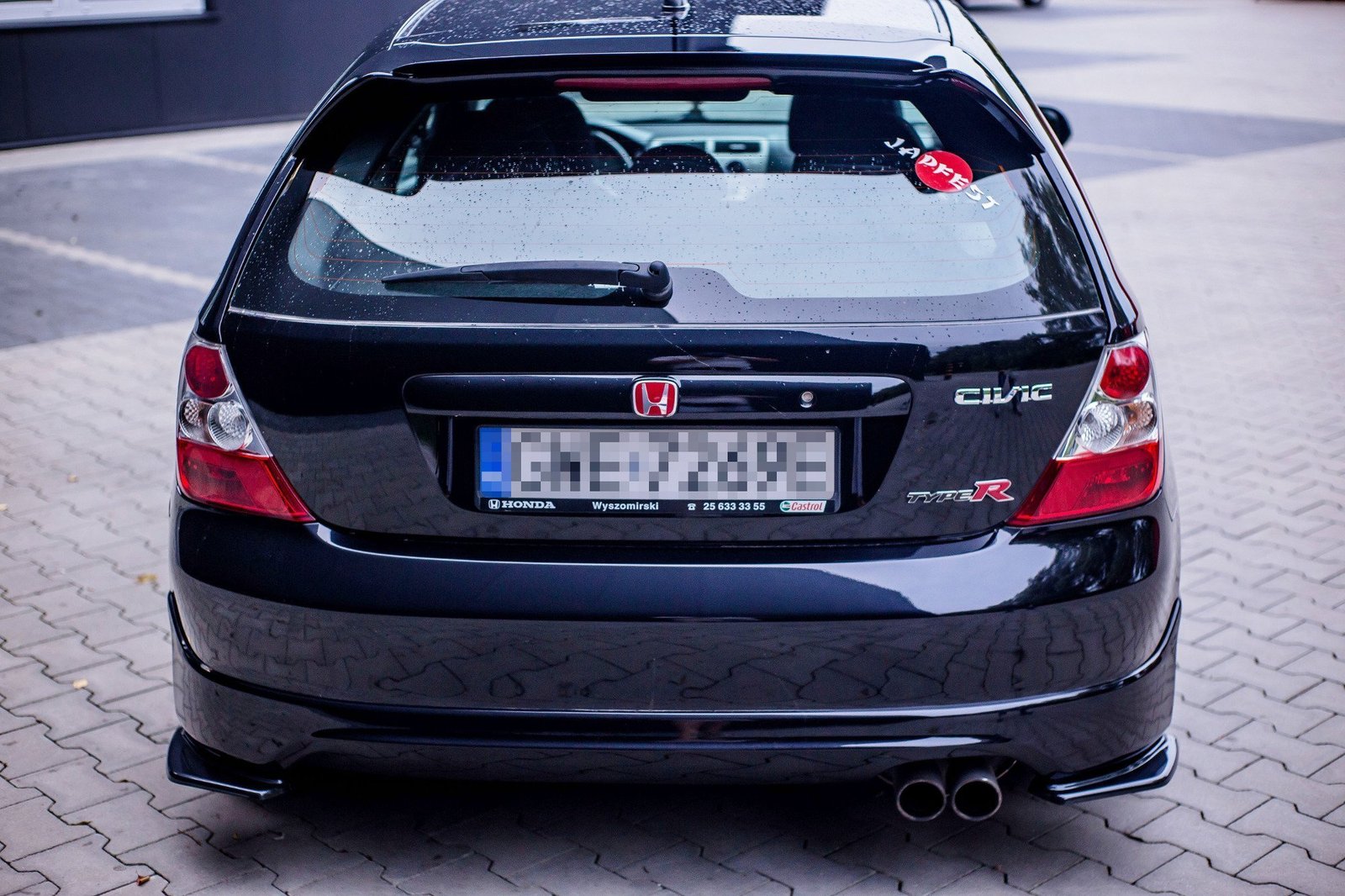 Splitters Laterales Traseros Honda Civic EP3 (MK7) Type-R/S Facelift - Imagen 3