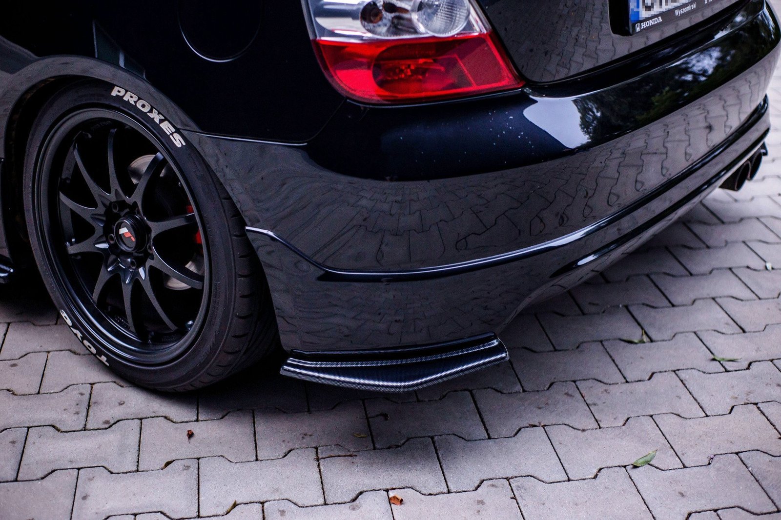 Splitters Laterales Traseros Honda Civic EP3 (MK7) Type-R/S Facelift - Imagen 4