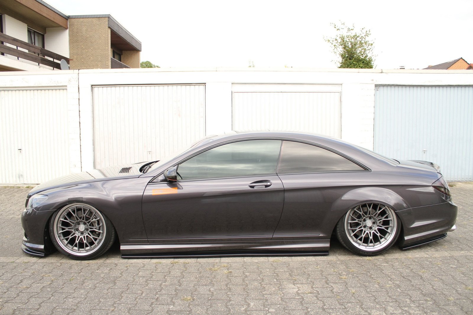 Splitters Laterales Traseros Mercedes CL 500 C216 Amgline - Imagen 2
