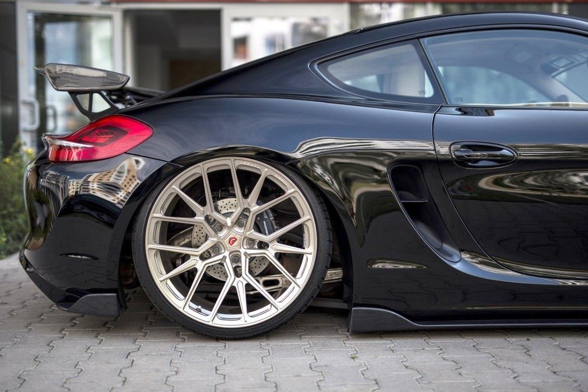 Splitters Laterales Traseros Porsche Cayman Mk2 981C - Imagen 2