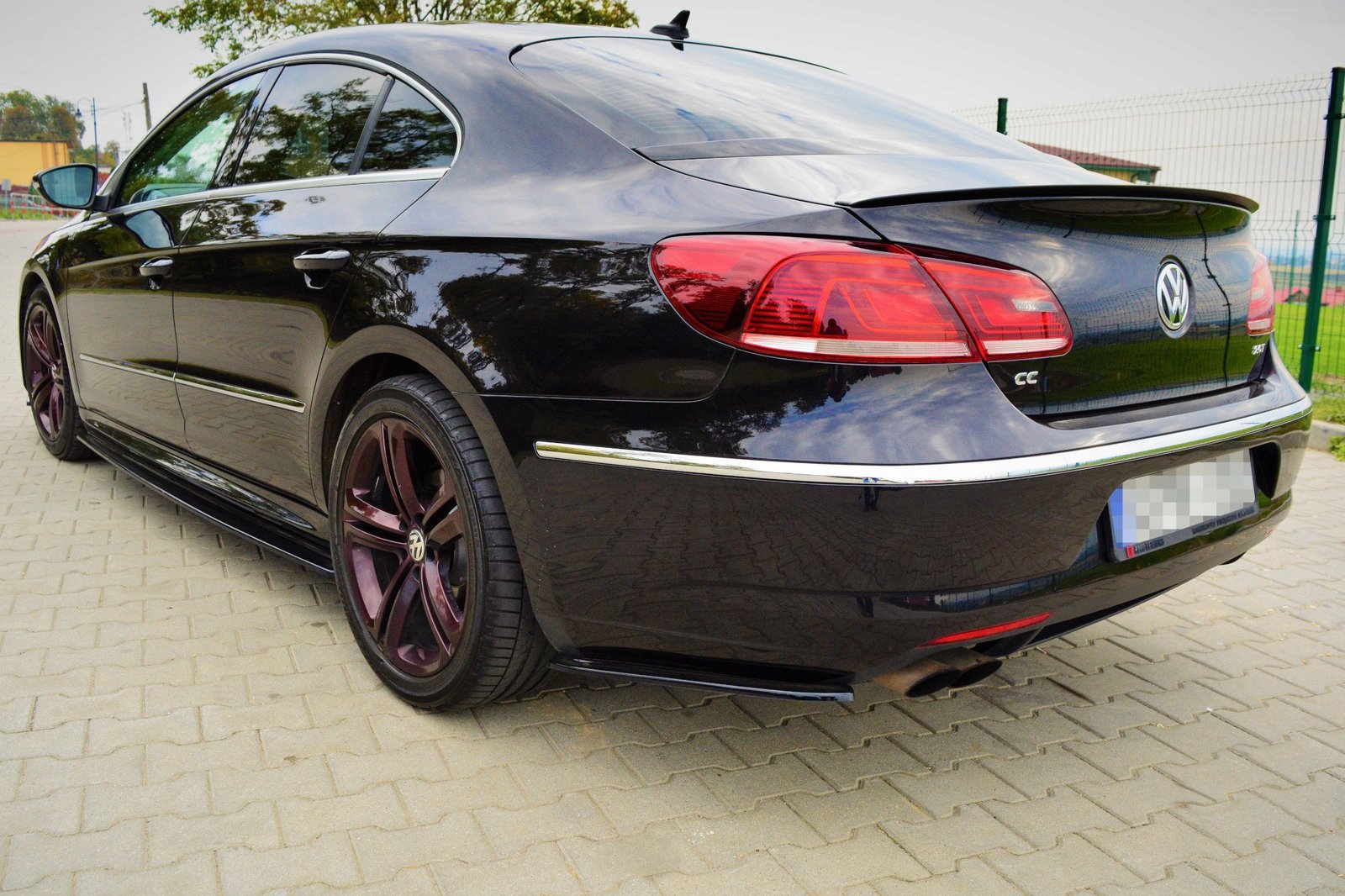 Splitters Laterales Traseros Volkswagen CC R-Line - Imagen 2