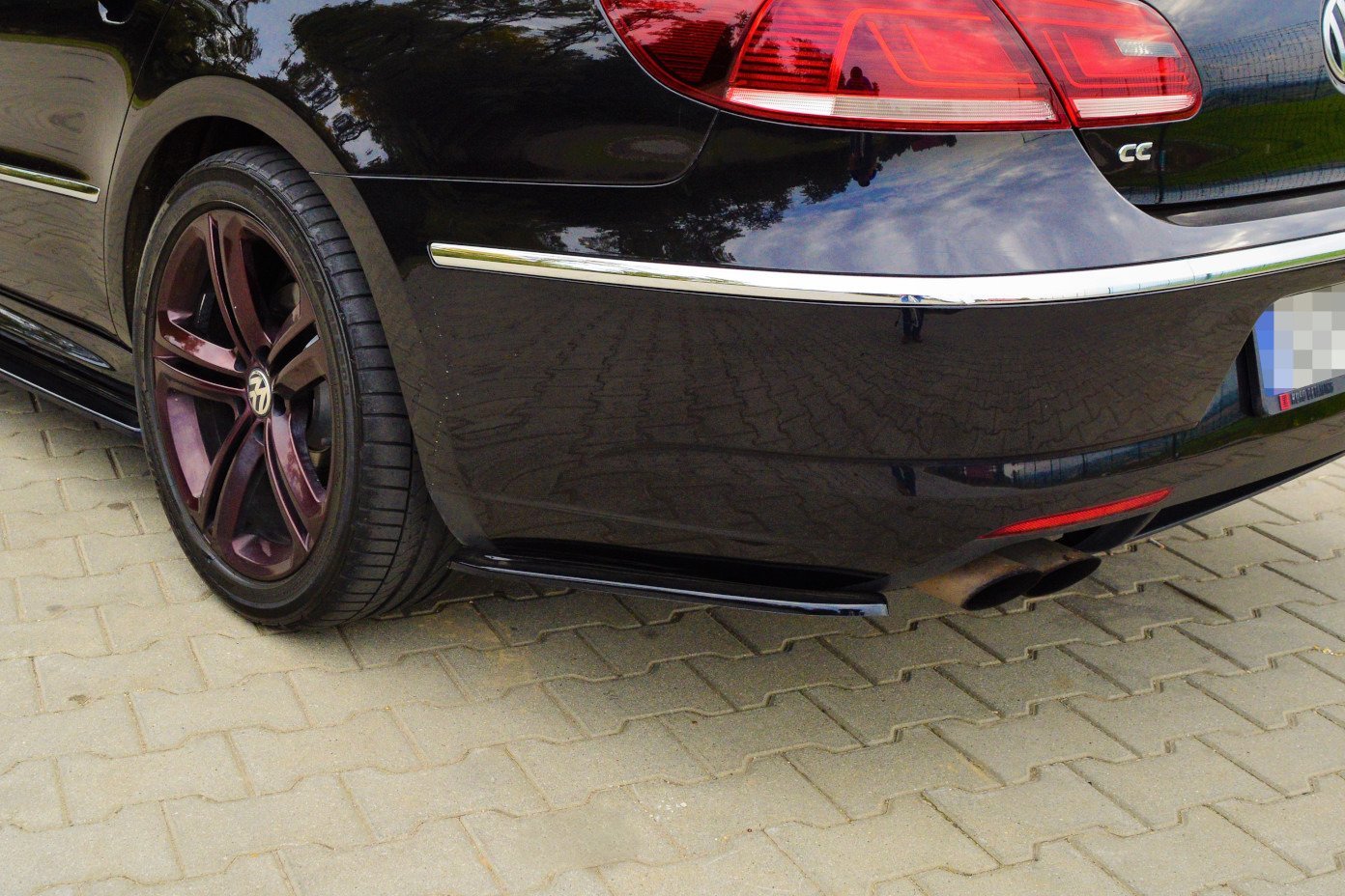Splitters Laterales Traseros Volkswagen CC R-Line