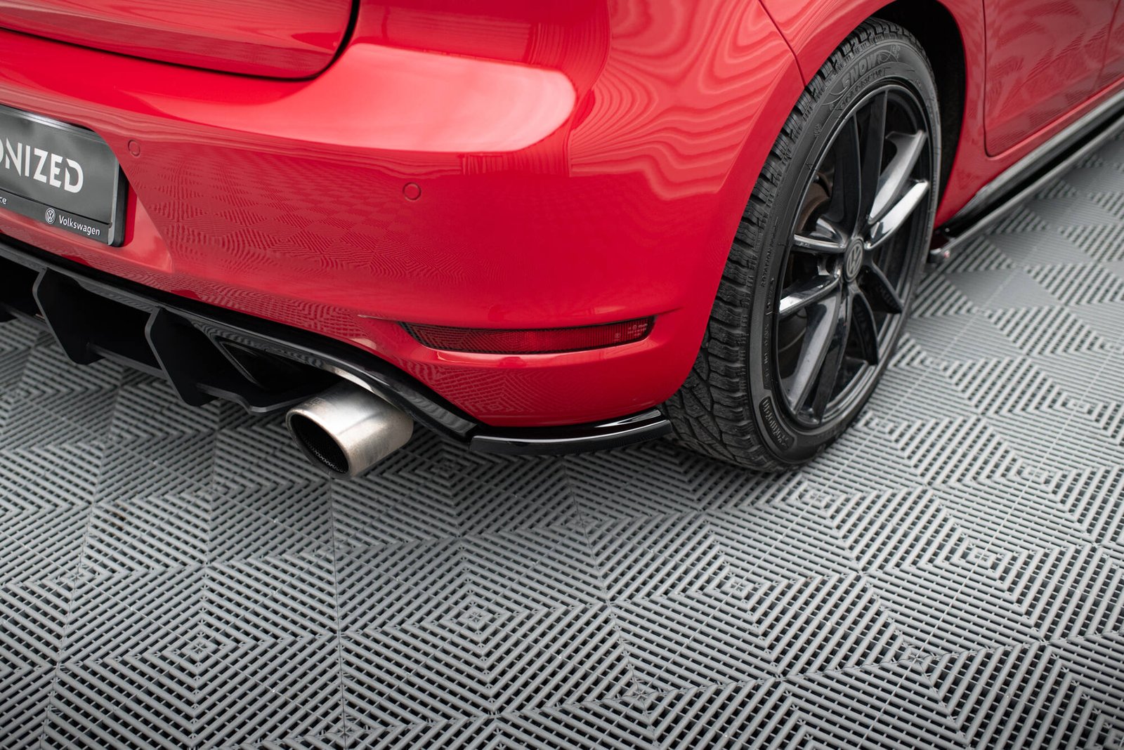 Splitters Laterales Traseros VW Golf VI GTI 35TH