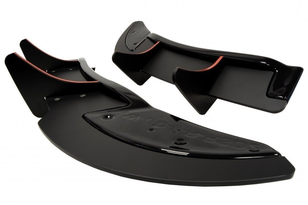 Splitters Laterales Traseros VW Golf VI R (CNC) - Imagen 2