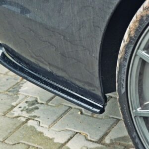 Splitters Laterales Traseros for BMW 5 M-Pack Sedan /Touring F10/F11 (fits two double exhaust ends)