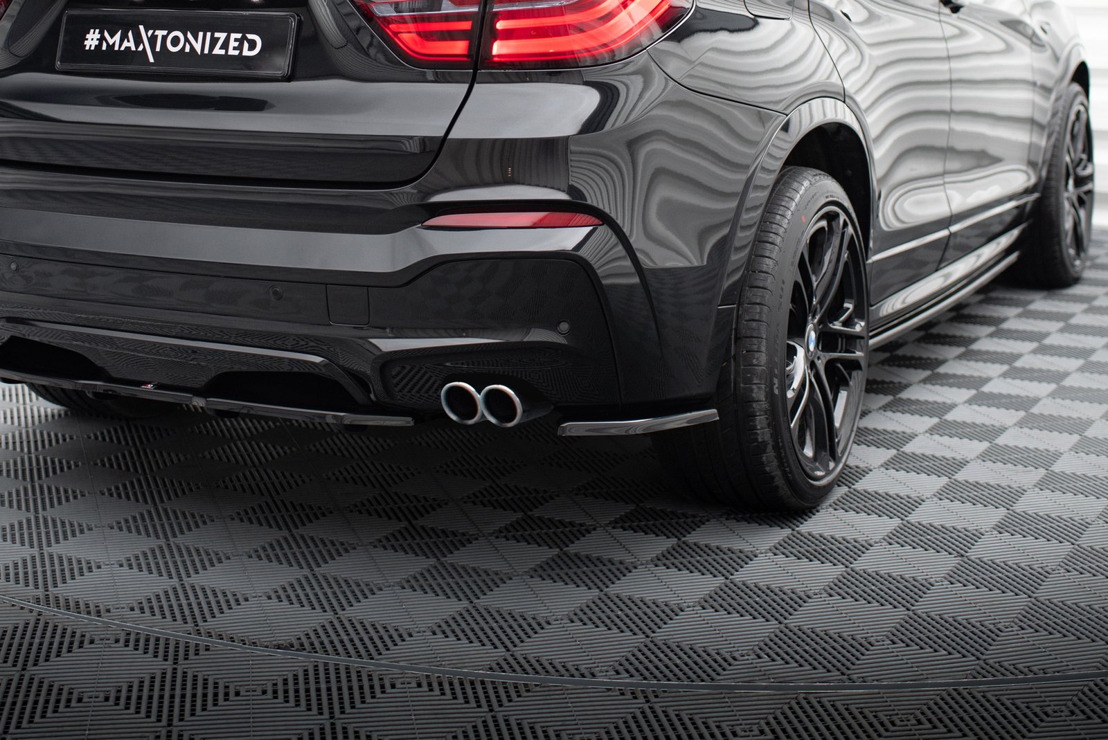 Splitters Laterales Traseros for BMW X4 M-Pack