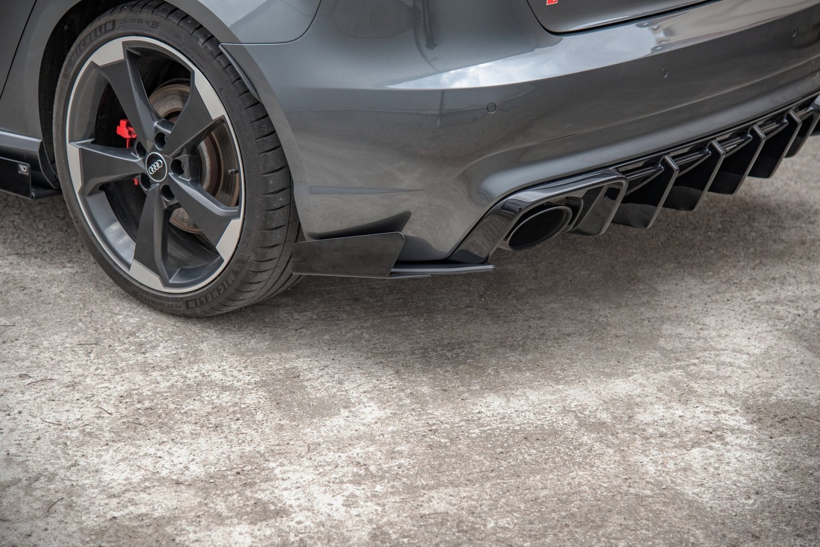 Rear Side Flaps Aerodinámicos Audi RS3 8V Sportback