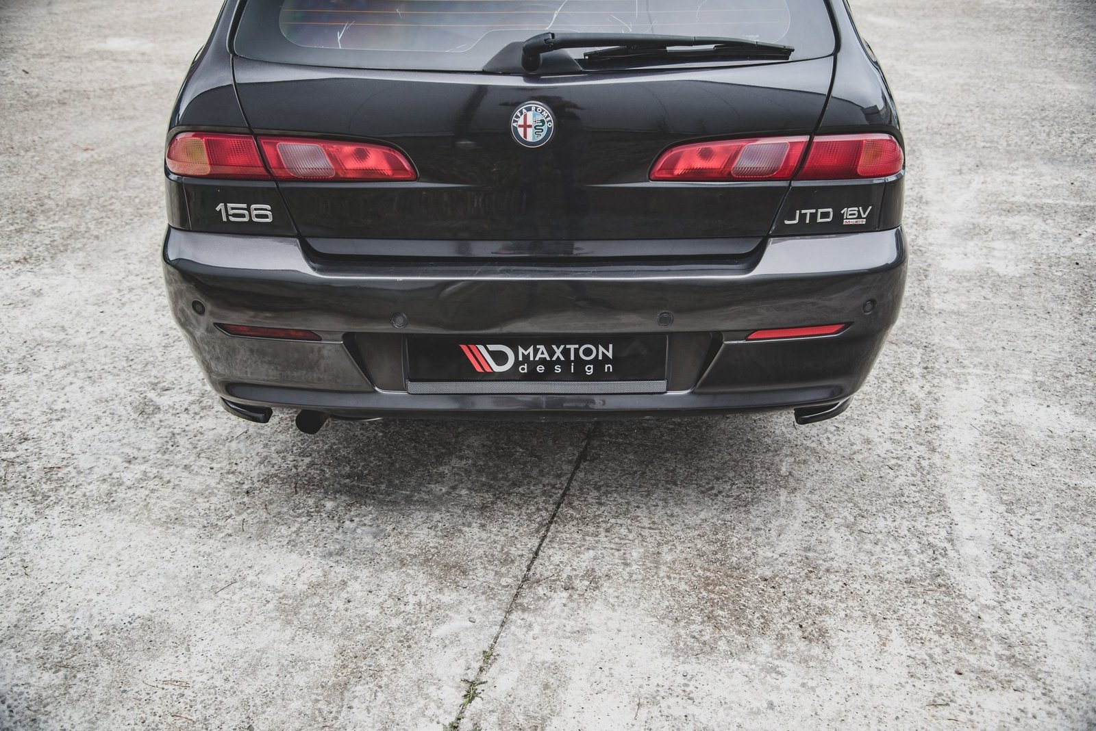 Splitters Laterales Traseros Alfa Romeo 156 SW Facelift - Imagen 2