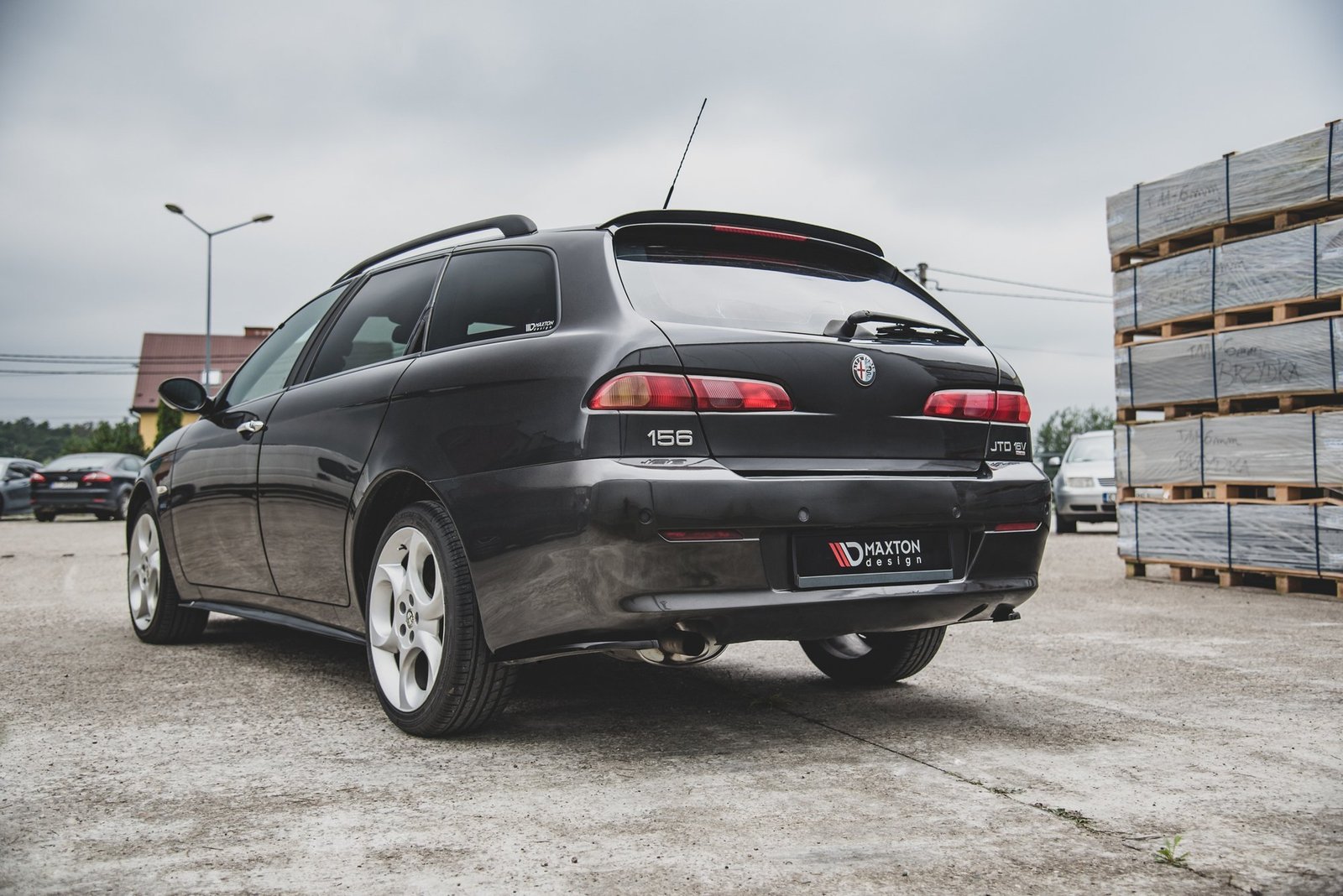 Splitters Laterales Traseros Alfa Romeo 156 SW Facelift - Imagen 3