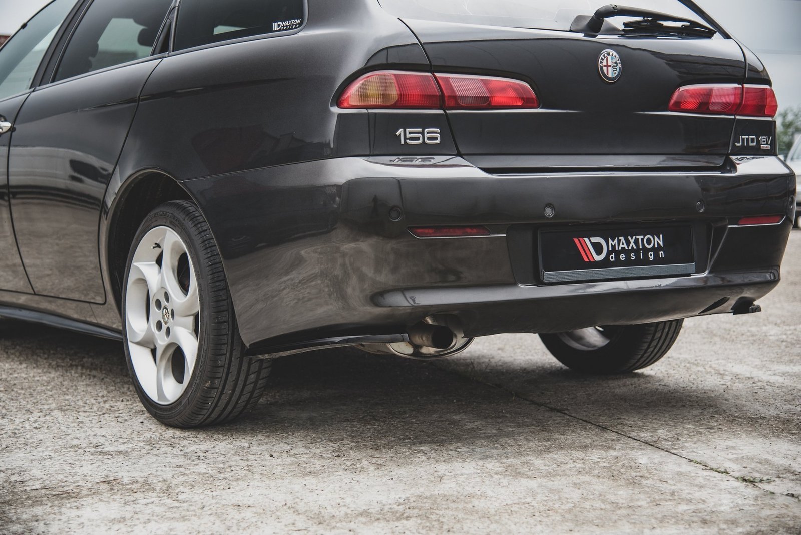 Splitters Laterales Traseros Alfa Romeo 156 SW Facelift - Imagen 4