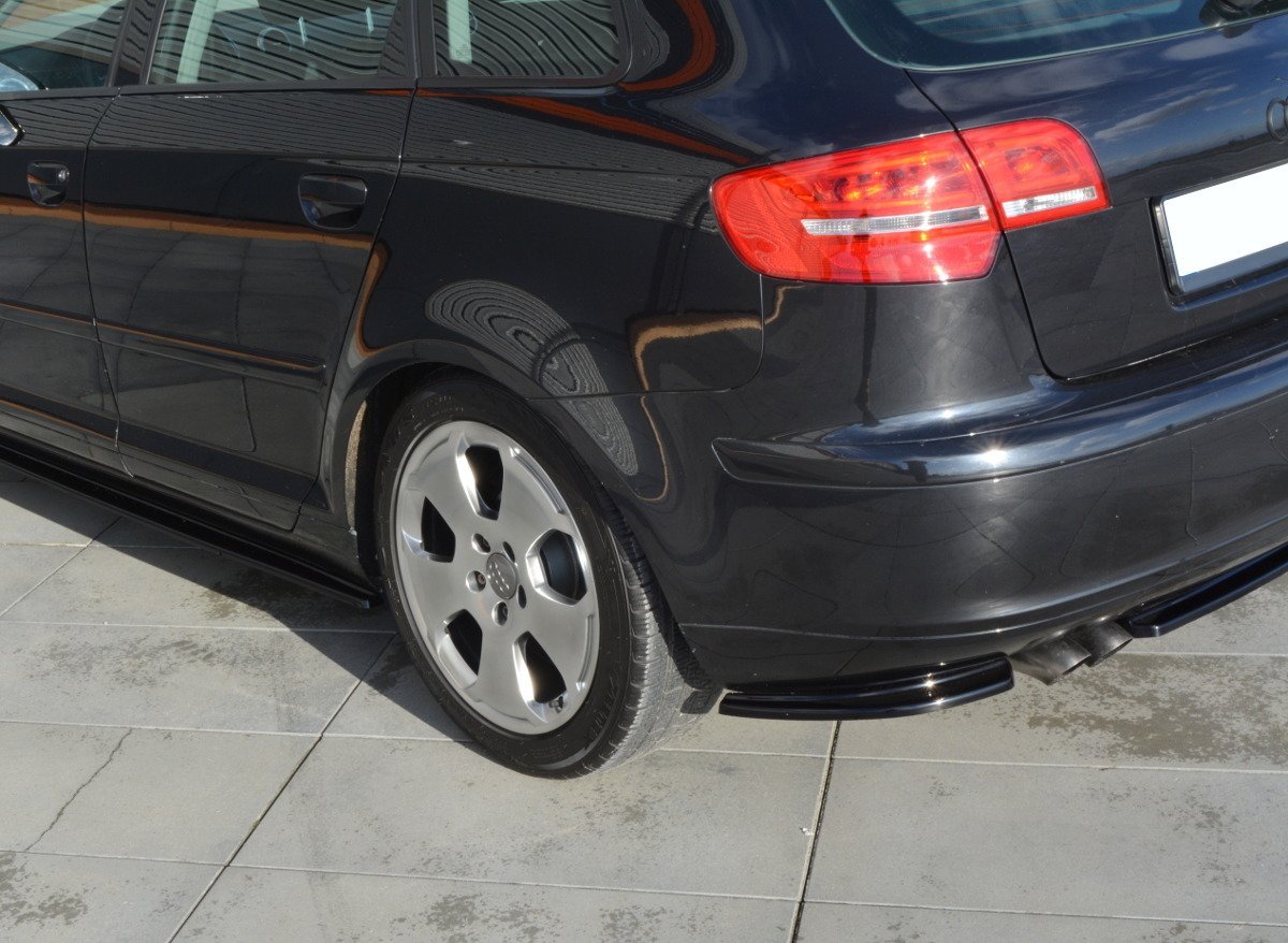 Splitters Laterales Traseros Audi A3 Sportback 8P / 8P Facelift - Imagen 5