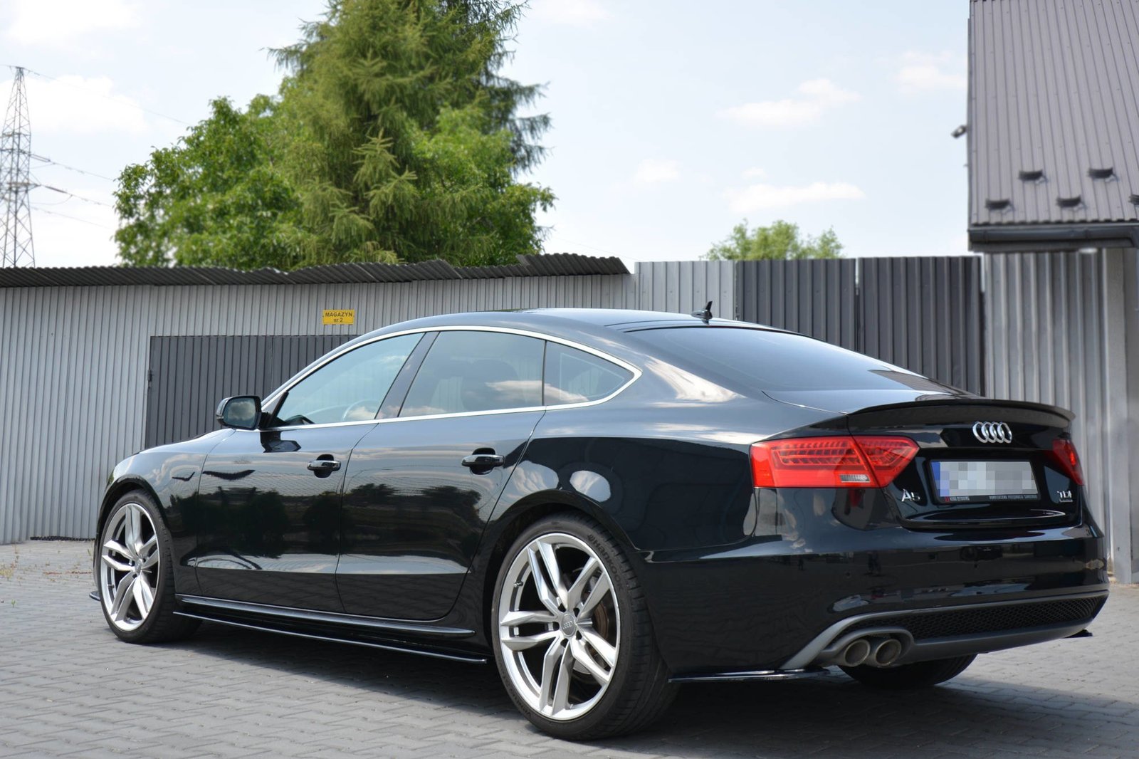 Splitters Laterales Traseros Audi A5 S-Line 8T FL Sportback - Imagen 4