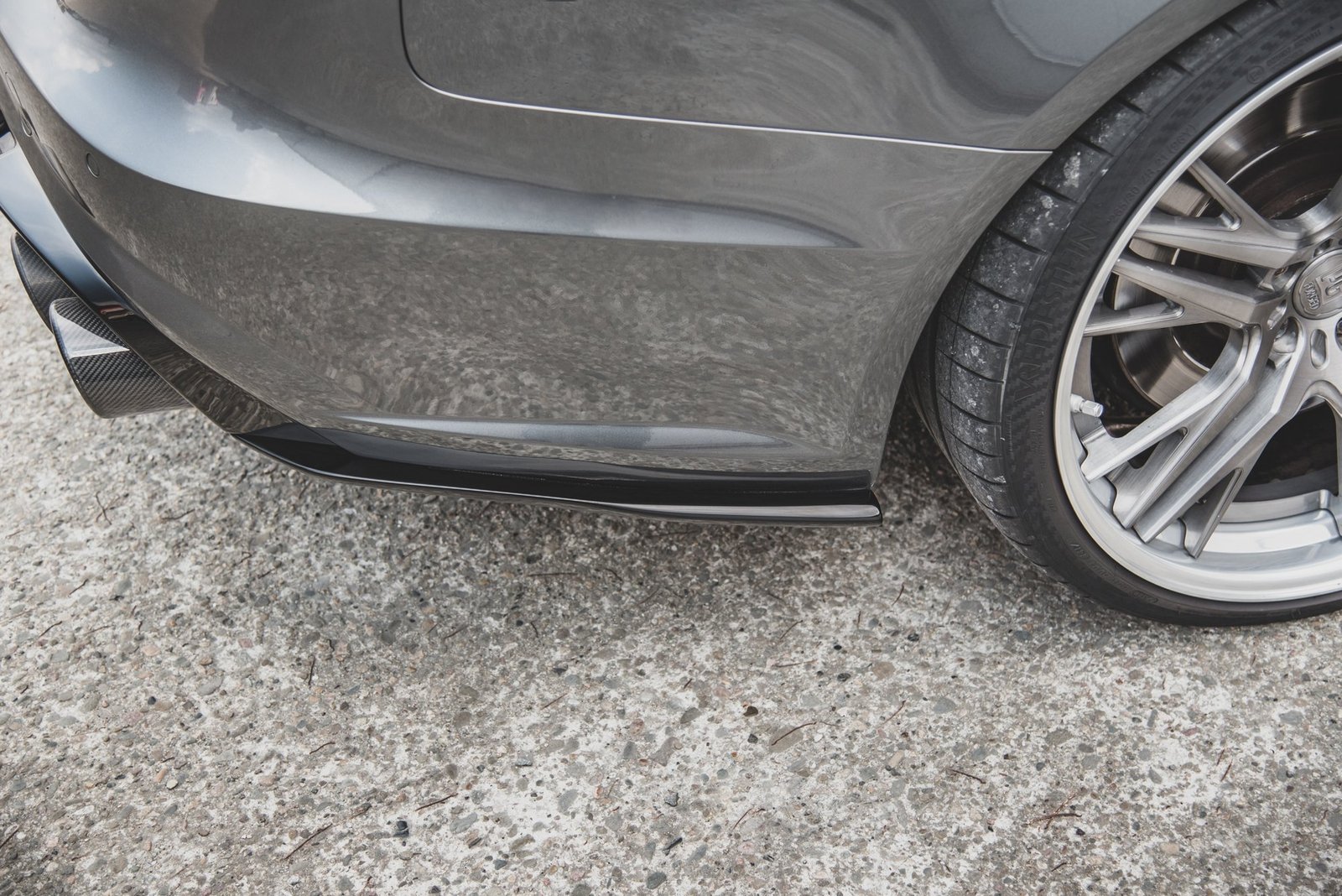 Splitters Laterales Traseros Audi A6 / A6 C7 S-line/ S6 C7 Facelift - Imagen 3