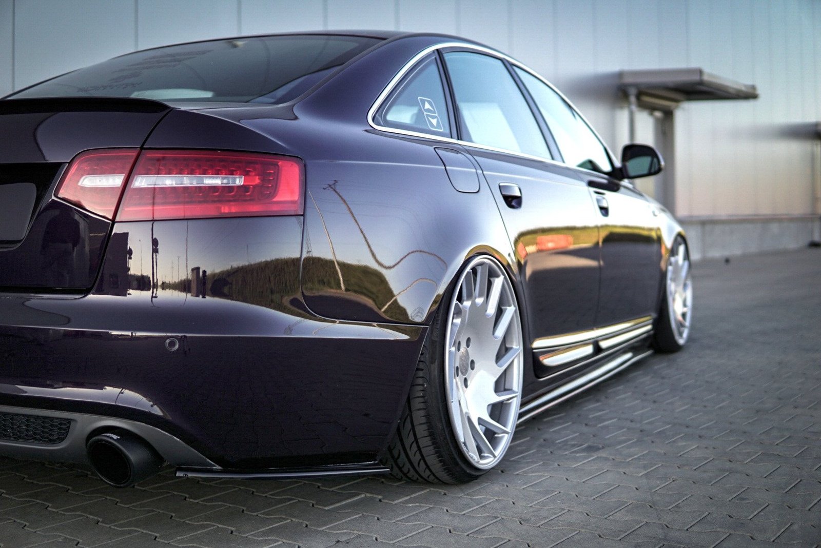Splitters Laterales Traseros Audi A6 S-Line C6 / C6 FL Sedan / Avant