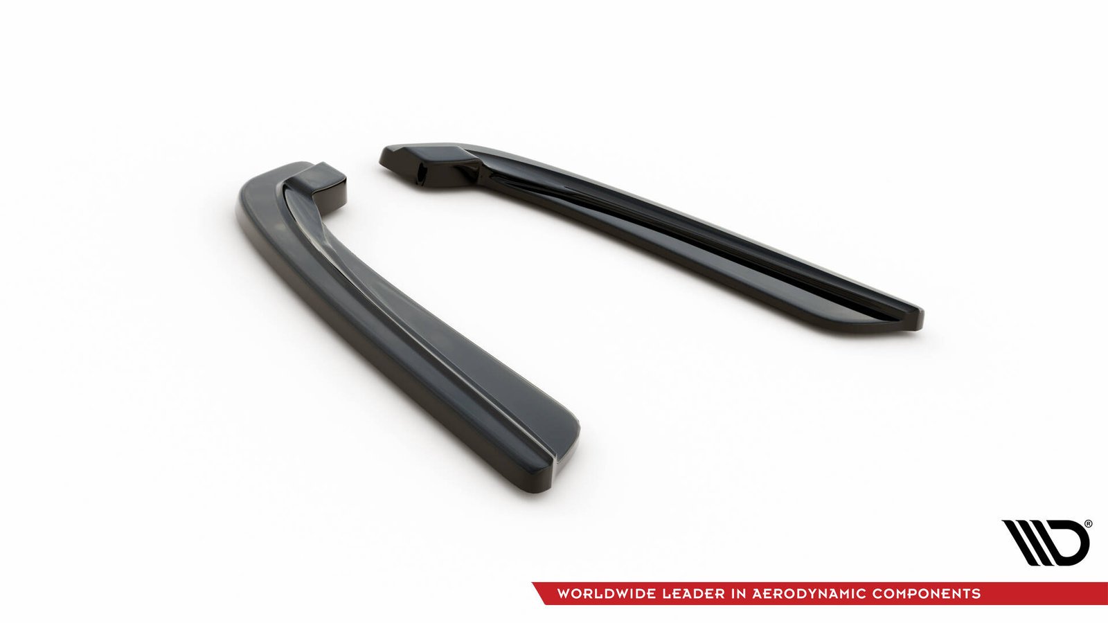 Splitters Laterales Traseros BMW 5 M-Pack Sedan /Touring F10/F11 (fits two single exhaust ends) - Imagen 4
