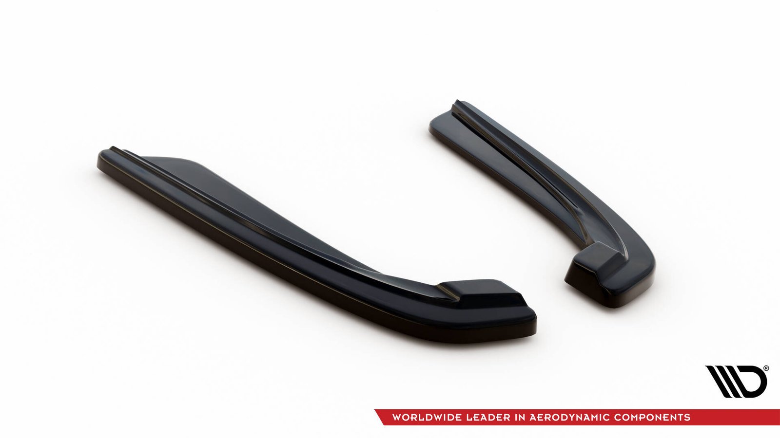 Splitters Laterales Traseros BMW 5 M-Pack Sedan /Touring F10/F11 (fits two single exhaust ends) - Imagen 5