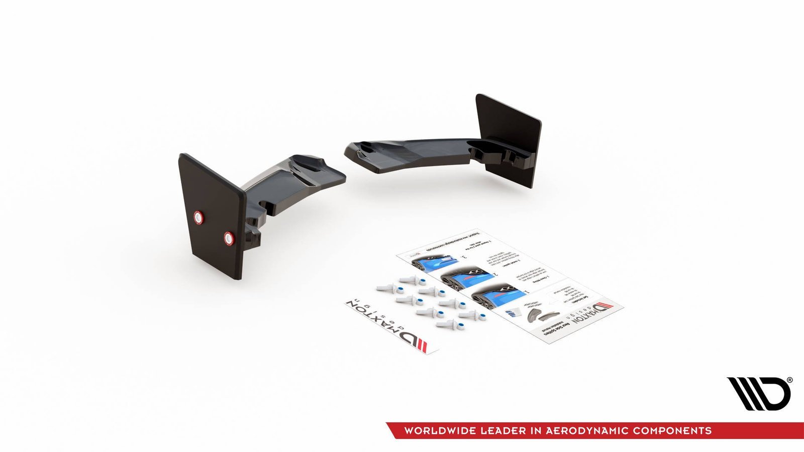 Splitters Laterales Traseros + Flaps Aerodinámicos Toyota GR Yaris Mk4 - Imagen 6