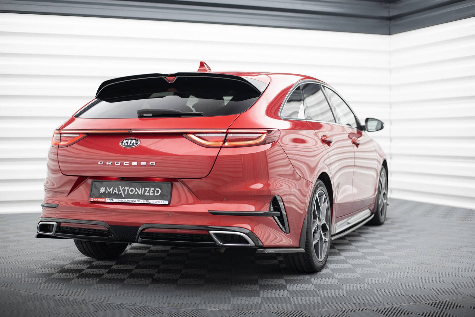 Splitters Laterales Traseros Kia ProCeed GT / GT-Line Mk1 - Imagen 2