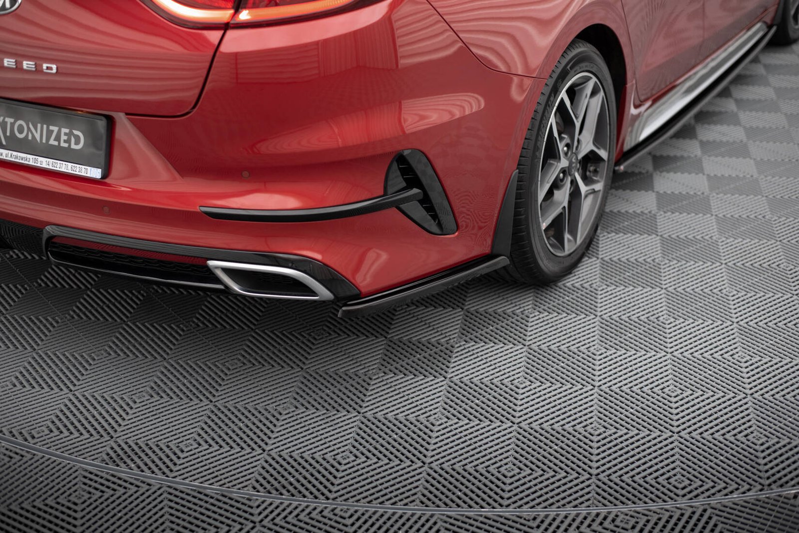 Splitters Laterales Traseros Kia ProCeed GT / GT-Line Mk1