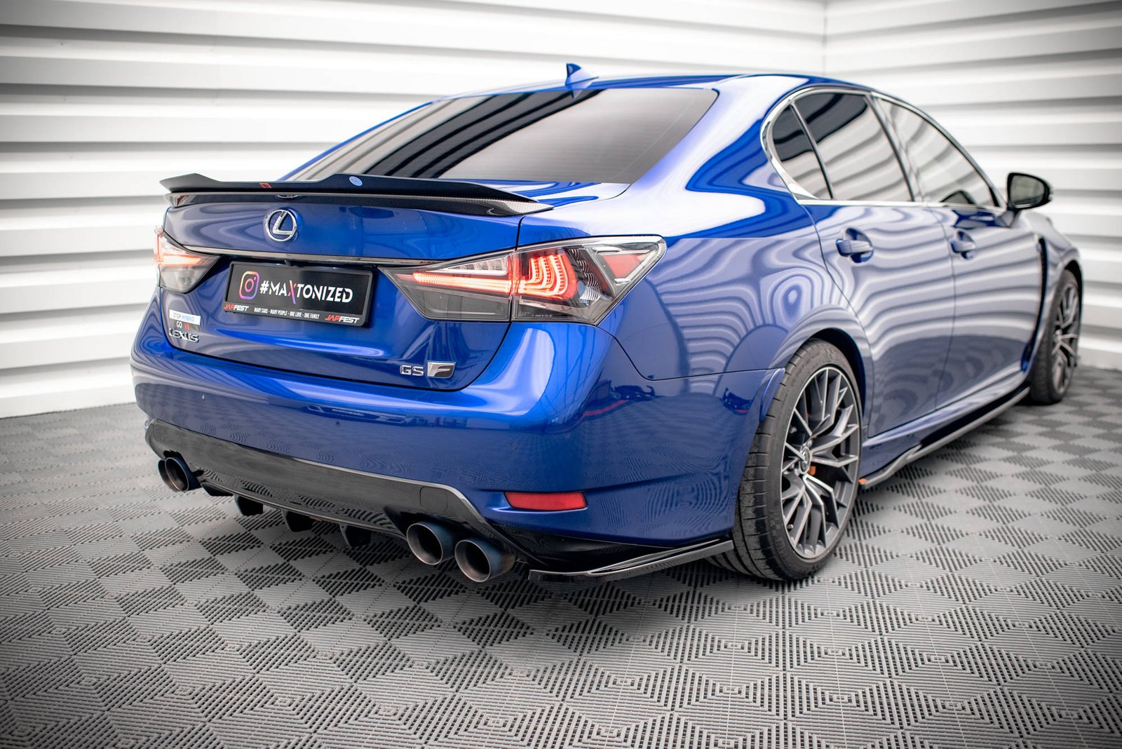 Splitters Laterales Traseros Lexus GS F Mk4 Facelift - Imagen 3