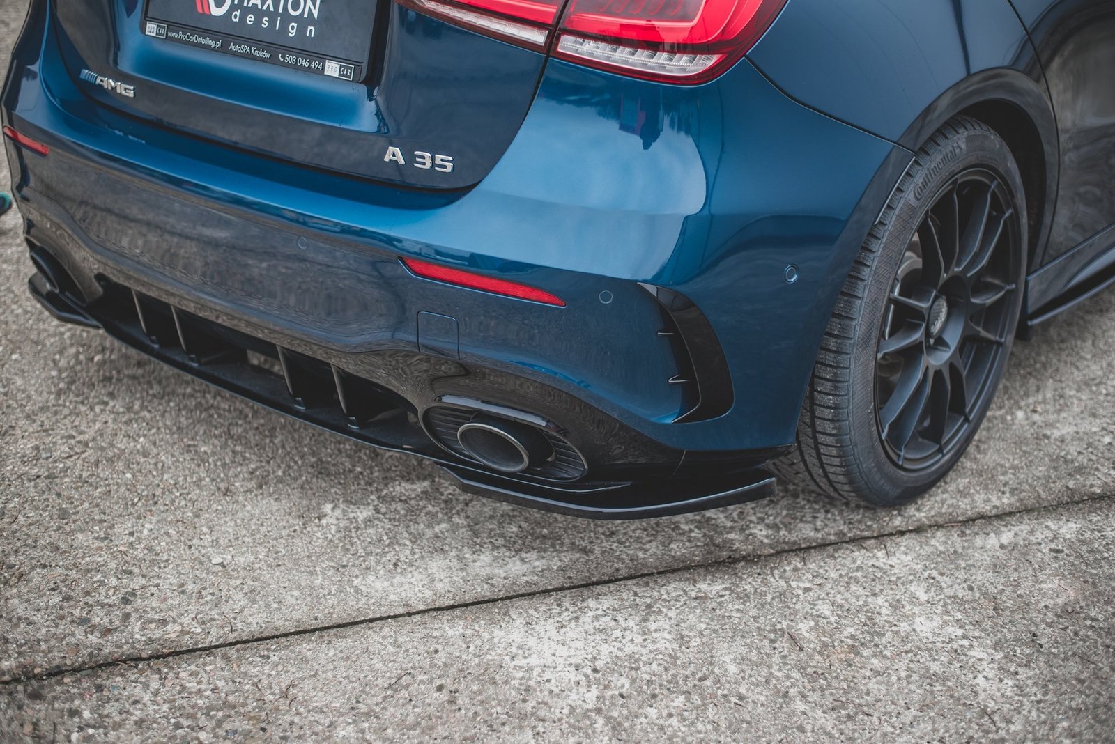 Splitters Laterales Traseros Mercedes A35 AMG Aero Hatchback W177