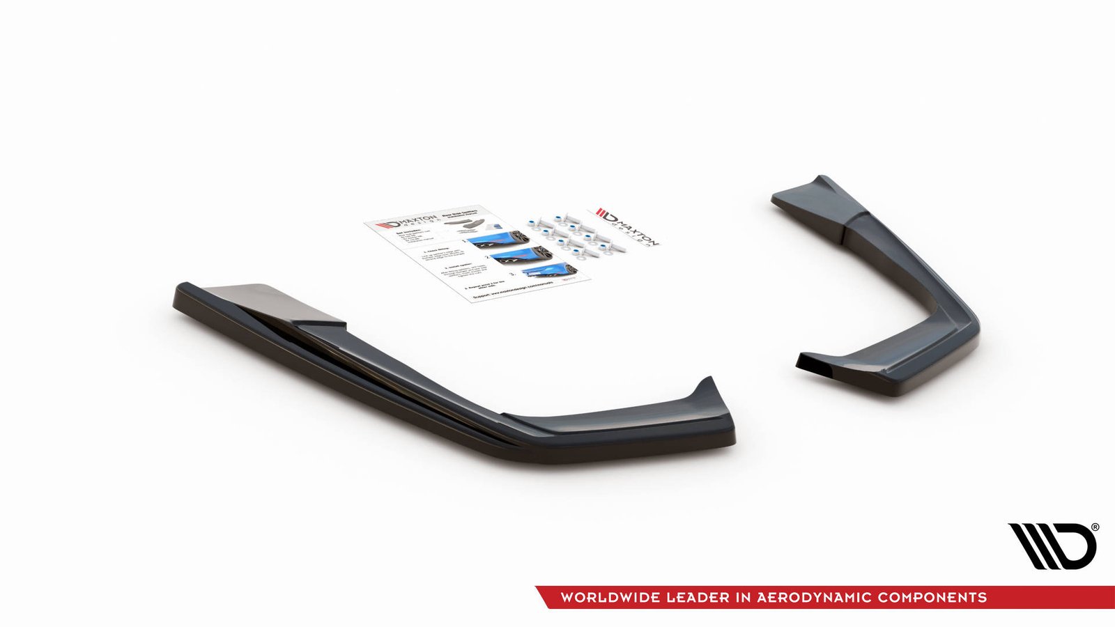 Splitters Laterales Traseros Mercedes-AMG C 63AMG Coupe AMG Aero Pack C205 Facelift - Imagen 3
