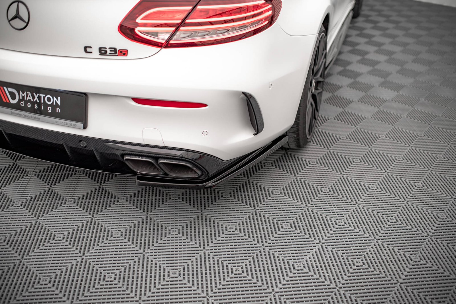 Splitters Laterales Traseros Mercedes-AMG C 63AMG Coupe AMG Aero Pack C205 Facelift