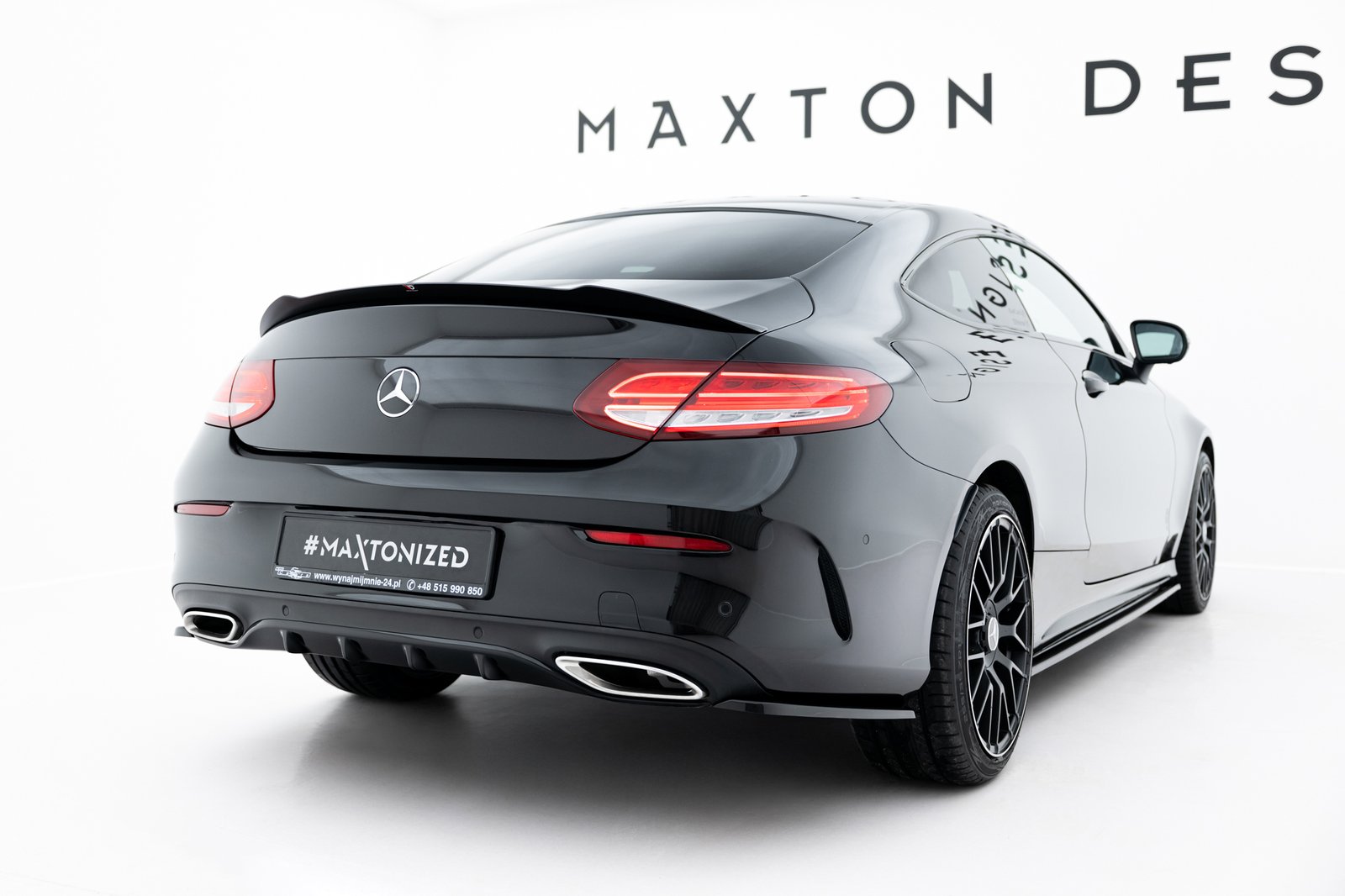 Splitters Laterales Traseros Mercedes- Benz C Coupe AMG-Line C205 - Imagen 3