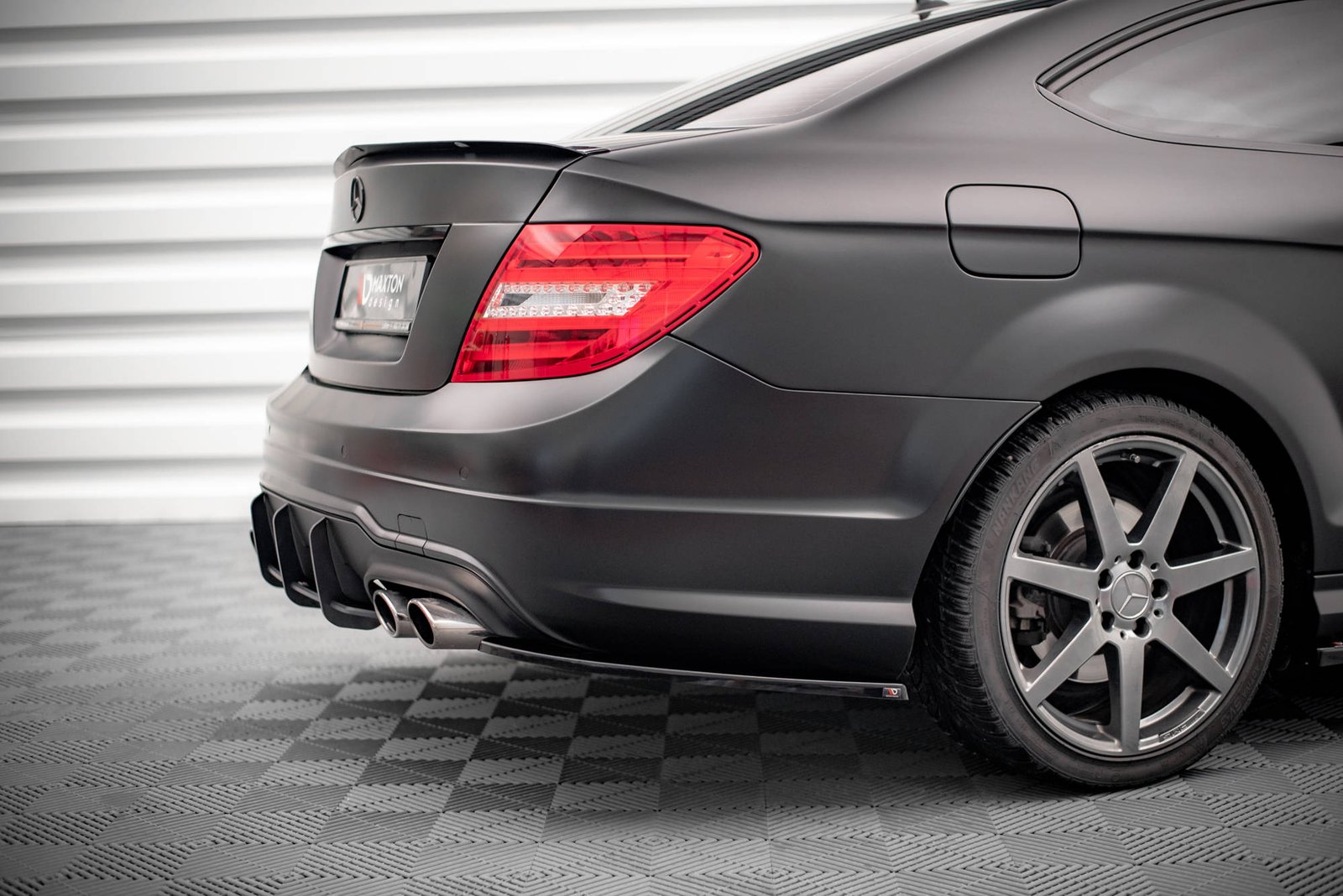 Splitters Laterales Traseros Mercedes-Benz C Coupe / Sedan / Estate AMG-Line C204 / W204 Facelift / S204 Facelift