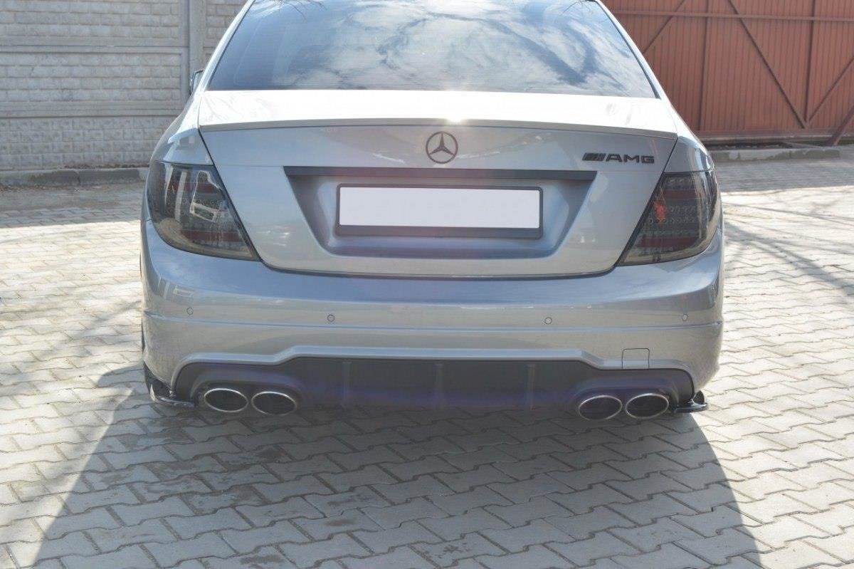 Splitters Laterales Traseros Mercedes-Benz C Sedan / Estate AMG-Line W204 / S204 - Imagen 2