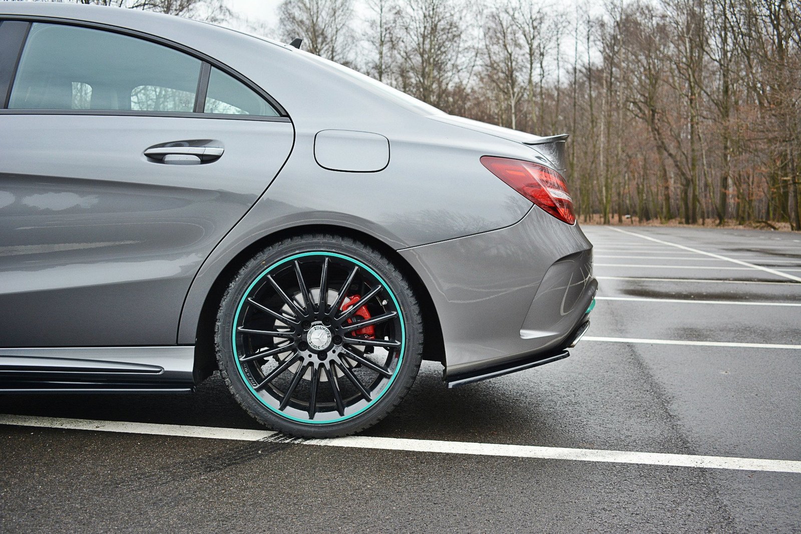 Splitters Laterales Traseros Mercedes-Benz CLA AMG-Line C117 - Imagen 3
