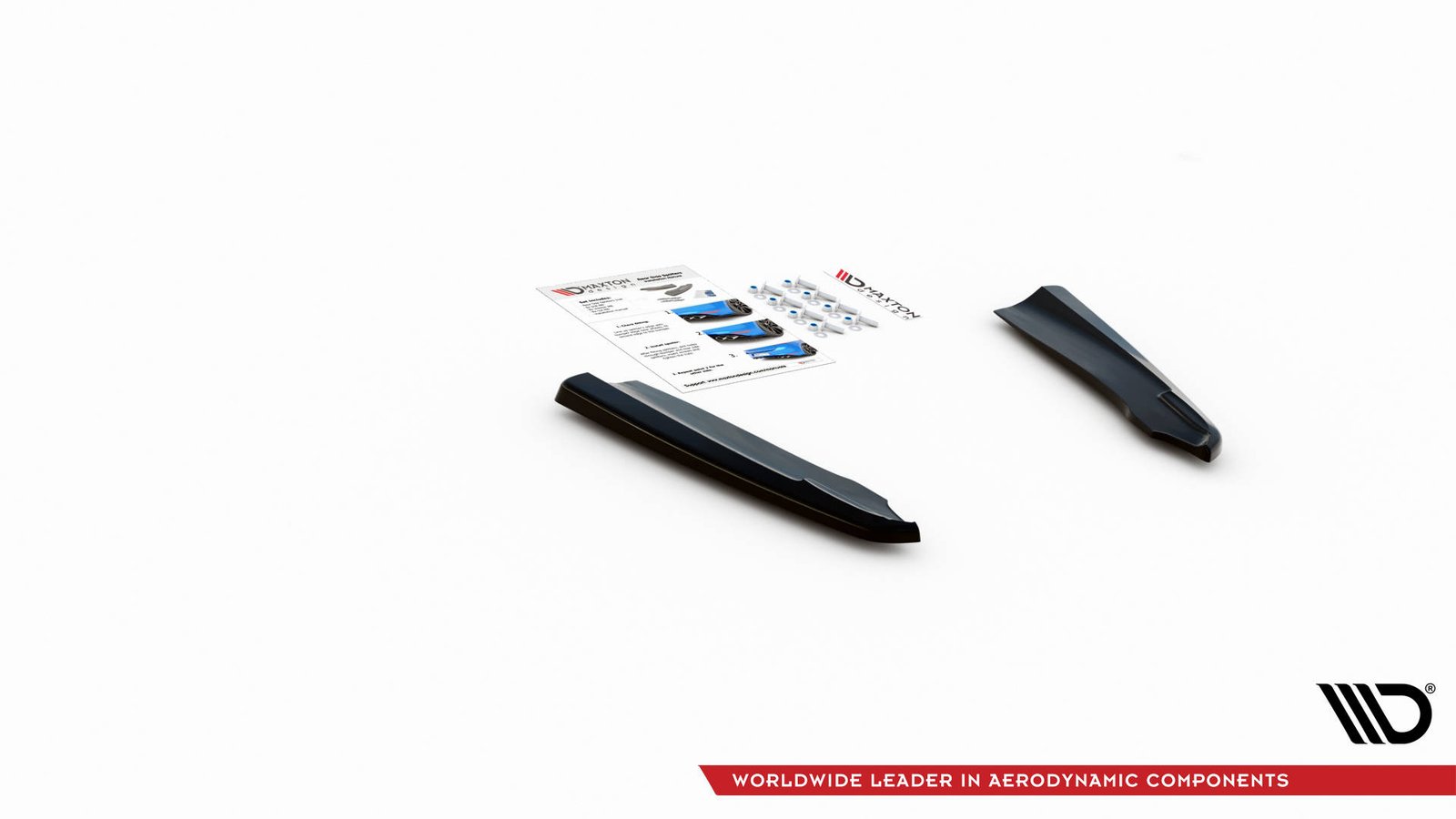 Splitters Laterales Traseros Mercedes-Benz GLC Coupe AMG-Line C253 Facelift - Imagen 3