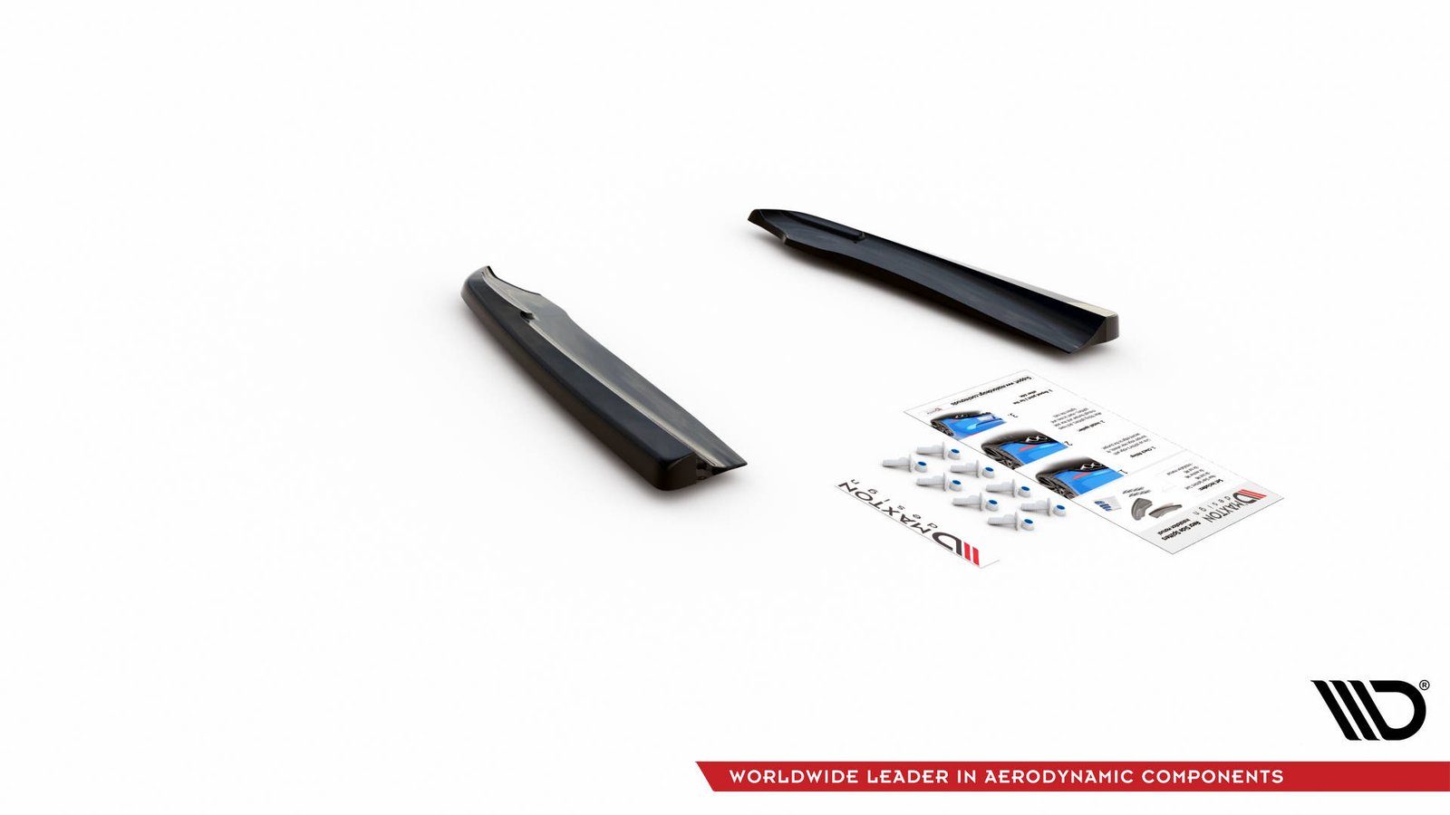 Splitters Laterales Traseros Mercedes-Benz GLC Coupe AMG-Line C253 Facelift - Imagen 4