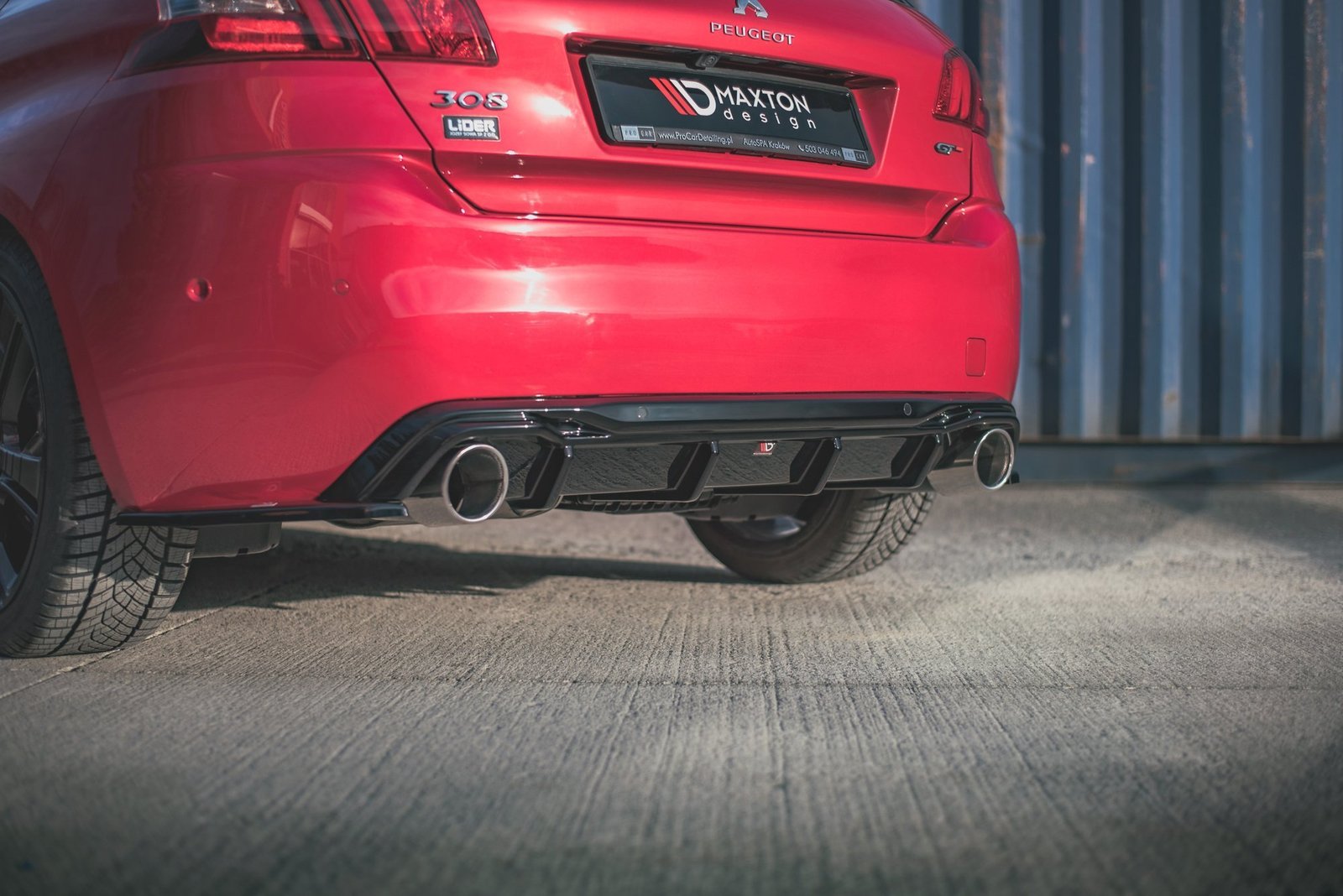 Splitters Laterales Traseros Peugeot 308 GT Mk2 Facelift