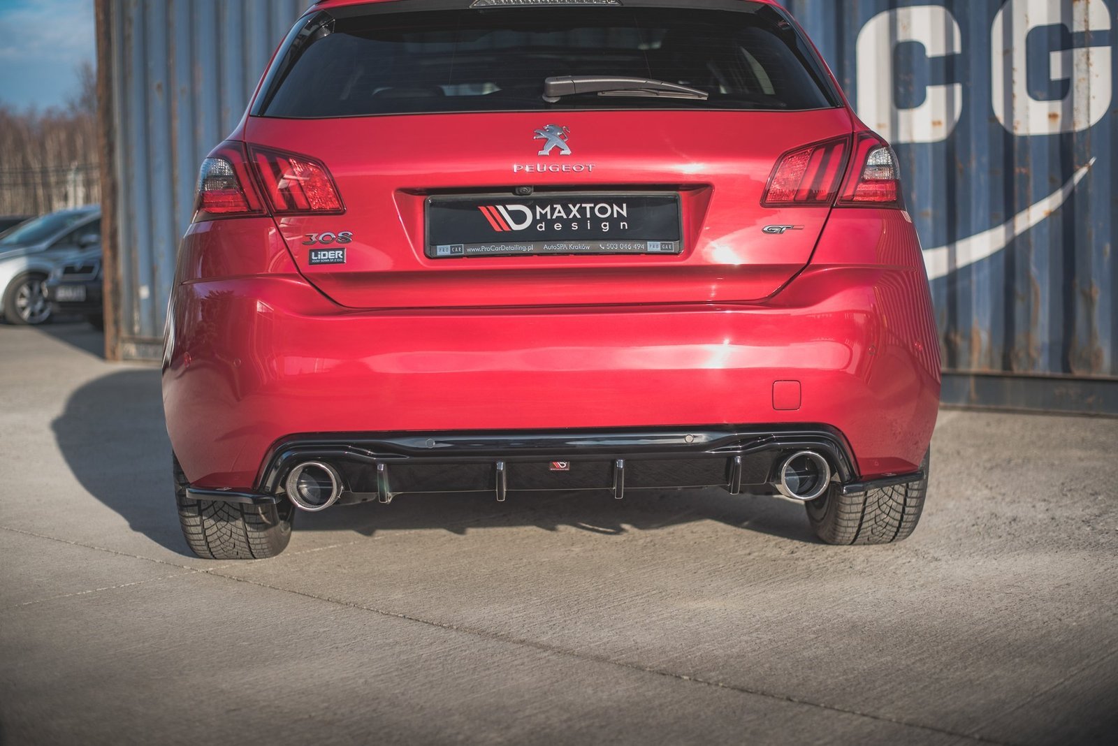 Splitters Laterales Traseros Peugeot 308 GT Mk2 Facelift - Imagen 3