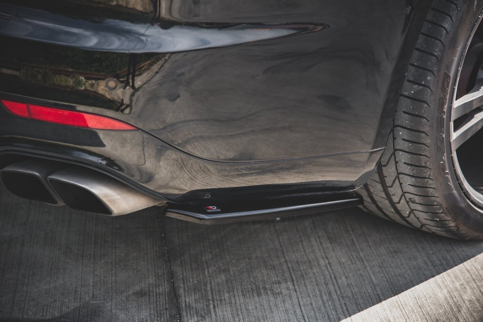 Splitters Laterales Traseros Porsche Panamera Turbo 970 Facelift