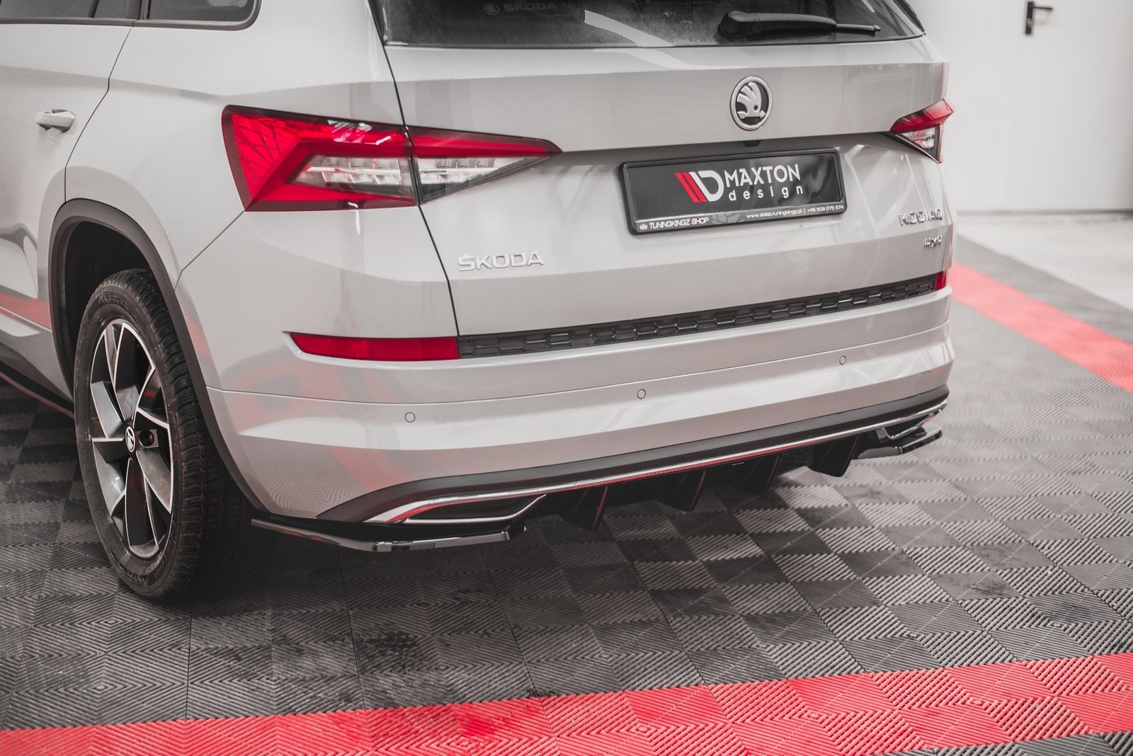 Splitters Laterales Traseros Skoda Kodiaq Sportline Mk1 / Mk1 Facelift - Imagen 2